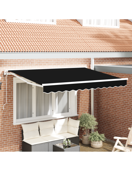 Tenda Retrattile Nero 350x200 cm