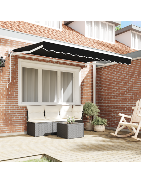 Tenda Retrattile Nero 350x200 cm