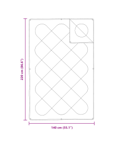 Set di Piumoni con cuscino 2 pcs Bianco Microfibra