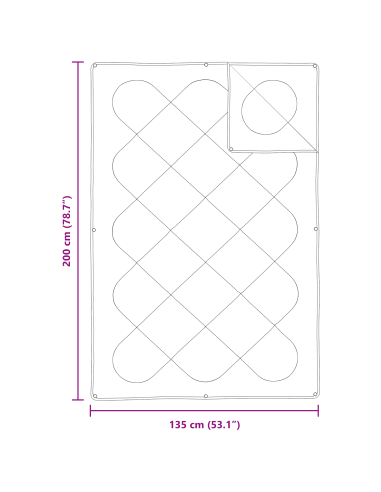 Set di Piumoni con cuscino 2 pcs Bianco Microfibra