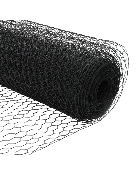 Recinzione Esagonale Grigio 1 x 50 m PVC