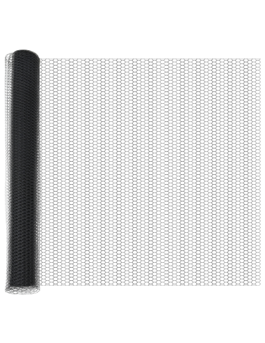 Recinzione Esagonale Grigio 1 x 50 m PVC