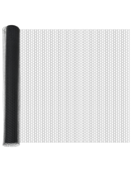 Recinzione Esagonale Grigio 1 x 50 m PVC