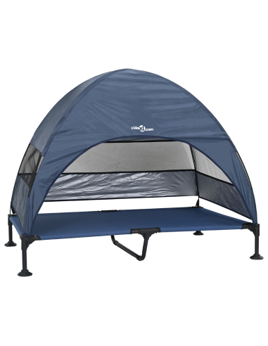 Letto per Cani Elevato Blu navy 127 x 81 x 108 cm