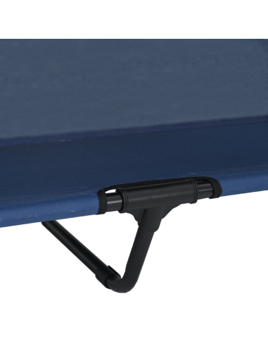 Letto per Cani Elevato Blu navy 127 x 81 x 108 cm