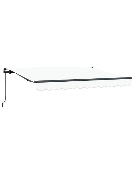 Tenda Retrattile Bianco e Antracite
