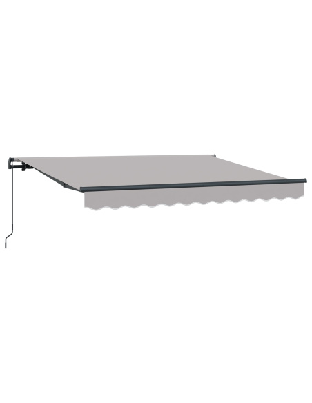 Tenda Retrattile Grigio chiaro e Antracite