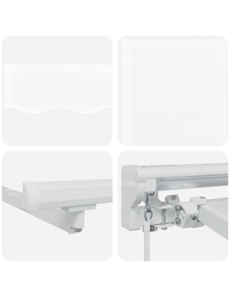 Tenda Retrattile Bianco 350x200 cm
