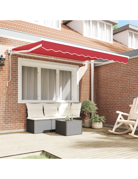 Tenda Retrattile Rosso 350x200 cm