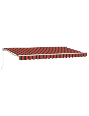 Struttura della tenda Arancione e Nero 350 x 200 cm