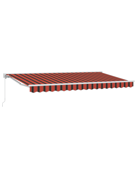 Struttura della tenda Arancione e Nero 350 x 200 cm