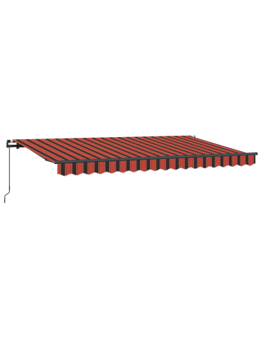 Tenda Retrattile Arancione 350 x 200 cm Tessuto