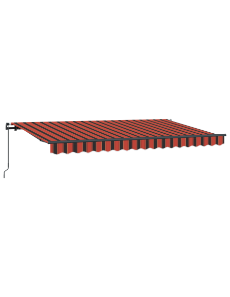 Tenda Retrattile Giallo, arancione e bianco 3,5 x 2 m