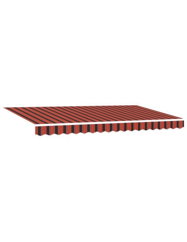 Tenda Retrattile Arancione 350 x 200 cm Tessuto