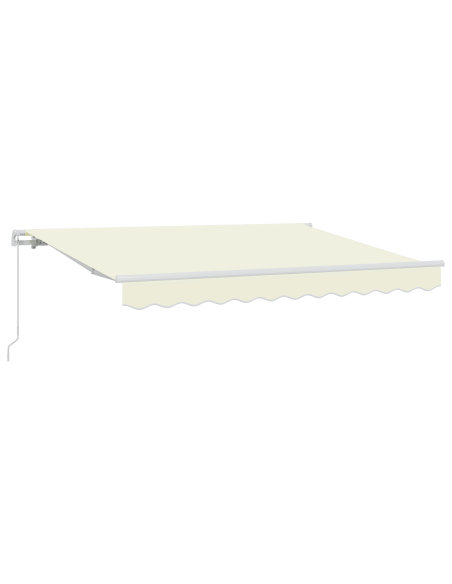 Tenda Retrattile Crema e Bianco