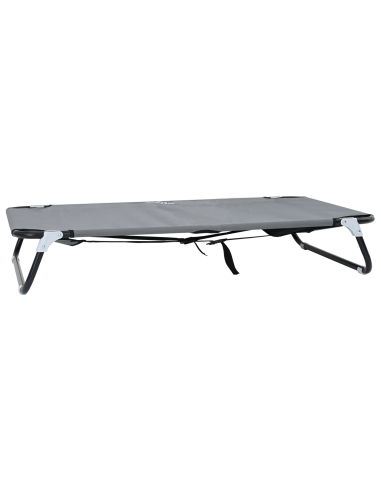 Letto per Cani Grigio chiaro 90 x 55 x 18 cm Acciaio