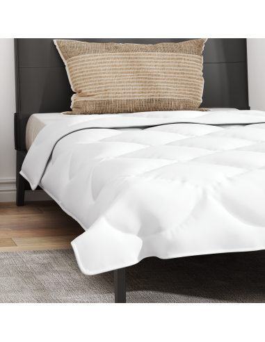 Set di Piumoni con cuscino 2 pcs Bianco Microfibra