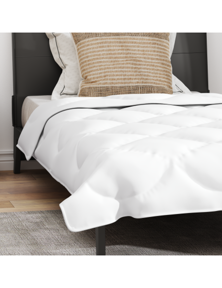 Set di Piumoni con cuscino 2 pcs Bianco Microfibra