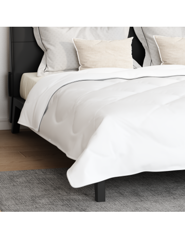 Piumone con cuscino 3 pcs Bianco Microfibra