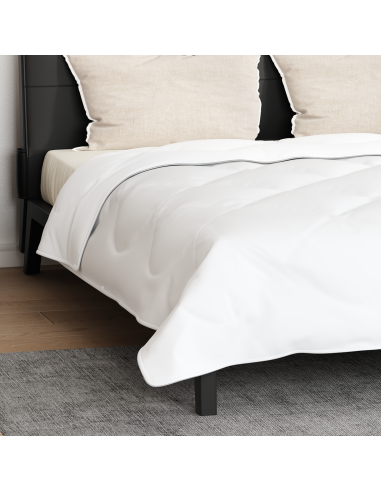 Piumone con cuscino 3 pcs Bianco Microfibra