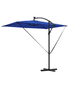 Ombrellone Azzurro 294 x 200 x 270 cm Poliestere e Alluminio 2