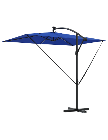 Ombrellone Azzurro 294 x 200 x 270 cm Poliestere e Alluminio