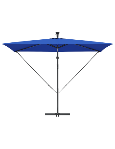 Ombrellone Azzurro 294 x 200 x 270 cm Poliestere e Alluminio