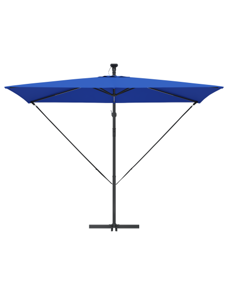 Ombrellone Azzurro 294 x 200 x 270 cm Poliestere e Alluminio