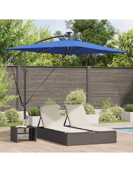 Ombrellone Azzurro 294 x 200 x 270 cm Poliestere e Alluminio