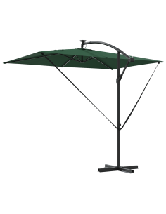 Ombrellone Verde 294 x 200 x 270 cm Poliestere e Alluminio 2