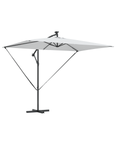 Ombrellone Sabbia 294 x 200 x 270 cm Poliestere e Alluminio