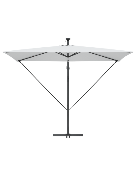Ombrellone Sabbia 294 x 200 x 270 cm Poliestere e Alluminio