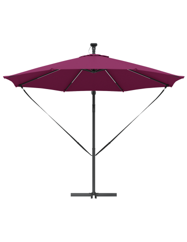 Ombrellone Rosso Bordeaux 294 x 294 x 248 cm