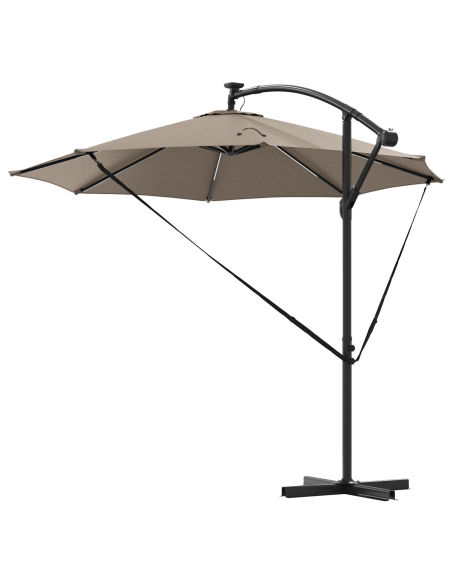 Ombrellone Talpa 294 x 294 x 248 cm Poliestere e Alluminio