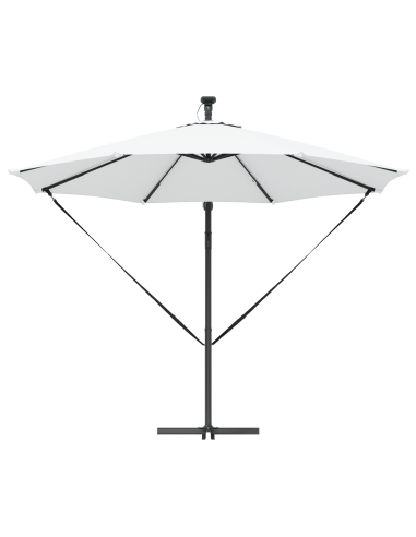 Ombrellone Sabbia 294 x 294 x 248 cm Poliestere e Alluminio