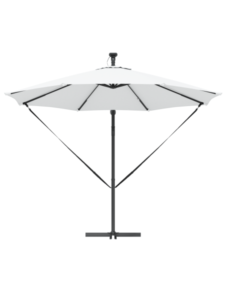 Ombrellone Sabbia 294 x 294 x 248 cm Poliestere e Alluminio