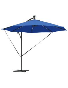 Ombrellone Azzurro 294 x 294 x 248 cm Poliestere e Alluminio