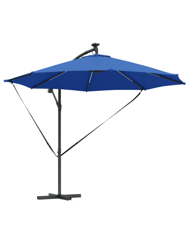 Ombrellone Azzurro 294 x 294 x 248 cm Poliestere e Alluminio