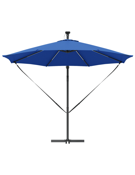 Ombrellone Azzurro 294 x 294 x 248 cm Poliestere e Alluminio