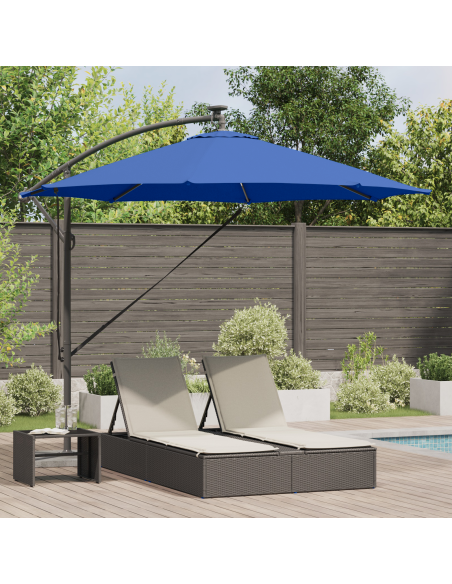 Ombrellone Azzurro 294 x 294 x 248 cm Poliestere e Alluminio