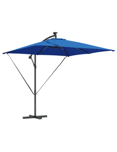 Ombrello a bilanciere a forma di banana Blu 249 x 249 x 250 cm