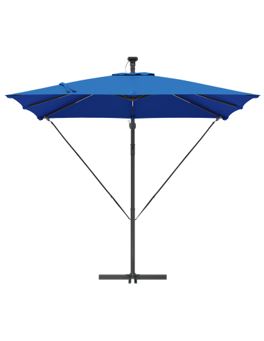 Ombrello a bilanciere a forma di banana Blu 249 x 249 x 250 cm