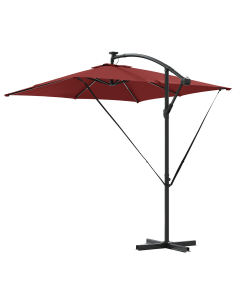 Ombrello a bilanciere a forma di banana Terracotta 2