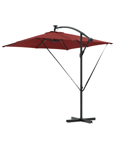 Ombrello a bilanciere a forma di banana Terracotta