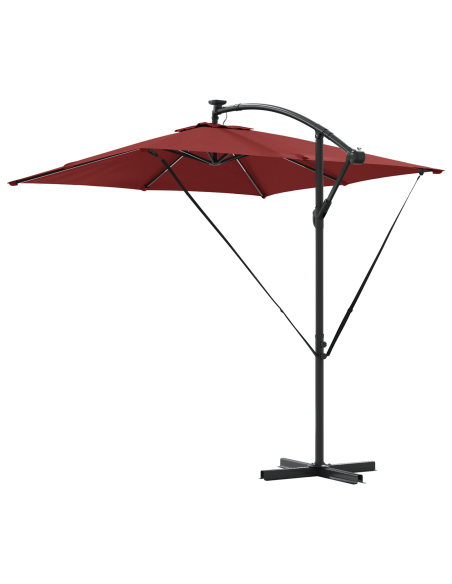 Ombrello a bilanciere a forma di banana Terracotta