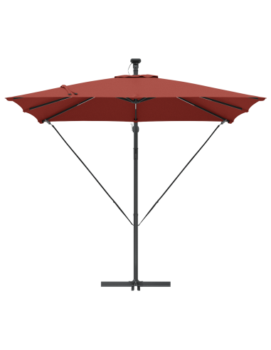 Ombrello a bilanciere a forma di banana Terracotta