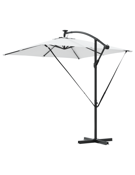 Ombrello a bilanciere a forma di banana Sabbia