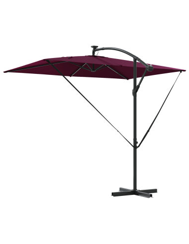 Ombrellone Rosso Bordeaux 294 x 200 x 270 cm