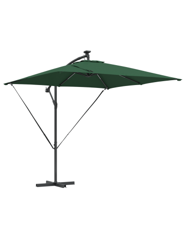 Ombrello a bilanciere a forma di banana Verde