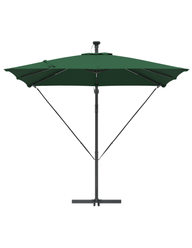 Ombrello a bilanciere a forma di banana Verde